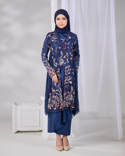 SELINA KEBAYA (NAVY BLUE)