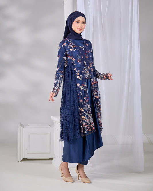 SELINA KEBAYA (NAVY BLUE)