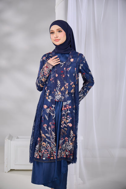 SELINA KEBAYA (NAVY BLUE)