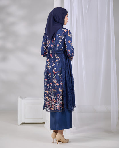 SELINA KEBAYA (NAVY BLUE)