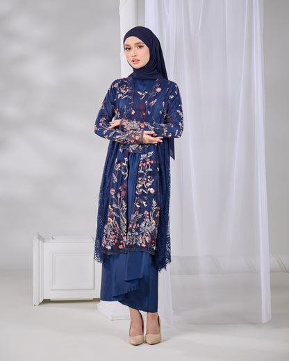 SELINA KEBAYA (NAVY BLUE)