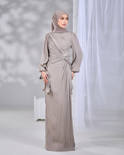 MAHRA DRESS (GREY)