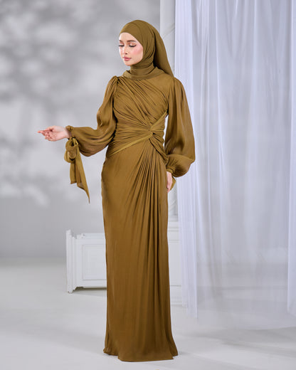 MAHRA DRESS (ARMY GREEN)