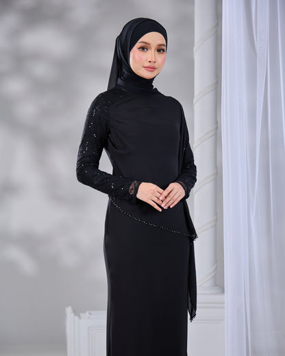NADENE DRESS (BLACK)