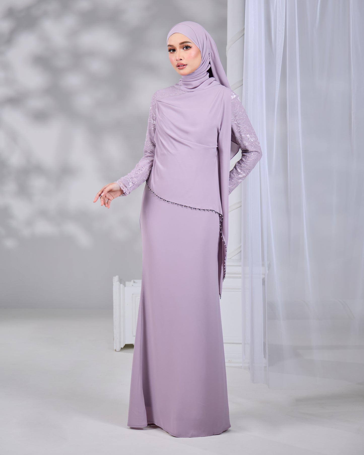 NADENE DRESS (LAVENDER)