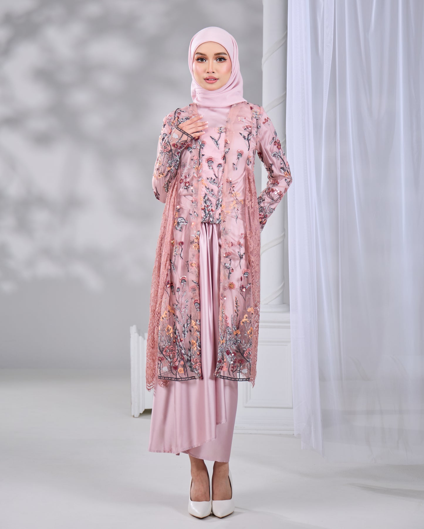 SELINA KEBAYA (DUSTY PINK)