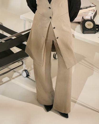 MINOR DEFECT REYNA HIGH WAIST PANTS (GREY)