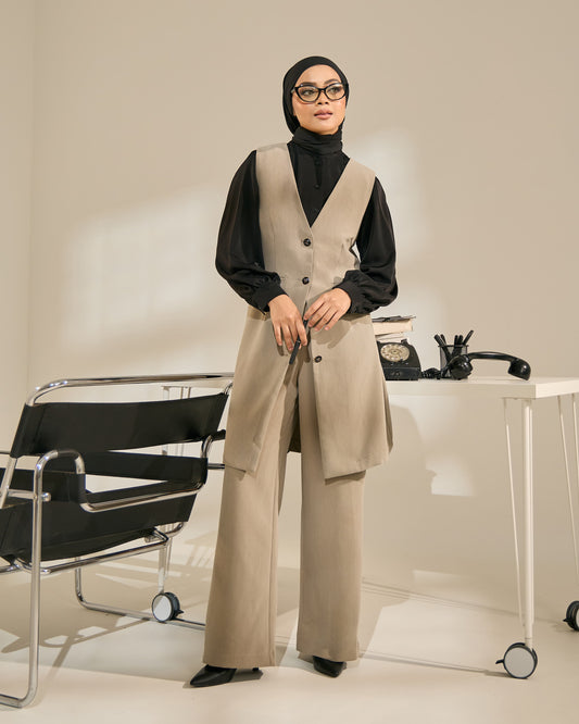 MINOR DEFECT REYNA HIGH WAIST PANTS (GREY)