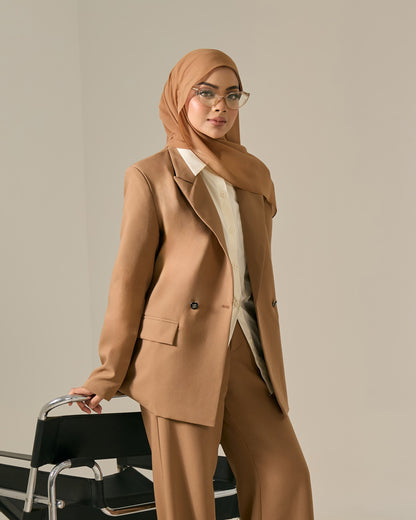 NYRA BLAZER (BROWN)