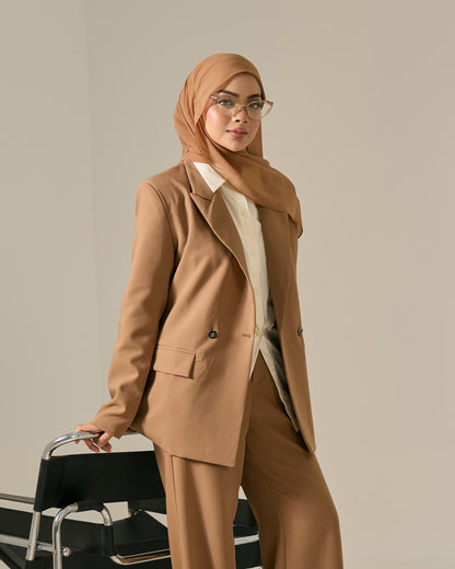 NYRA BLAZER (BROWN)