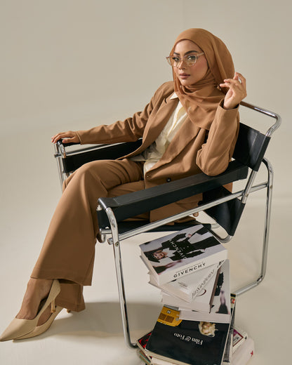 NYRA BLAZER (BROWN)