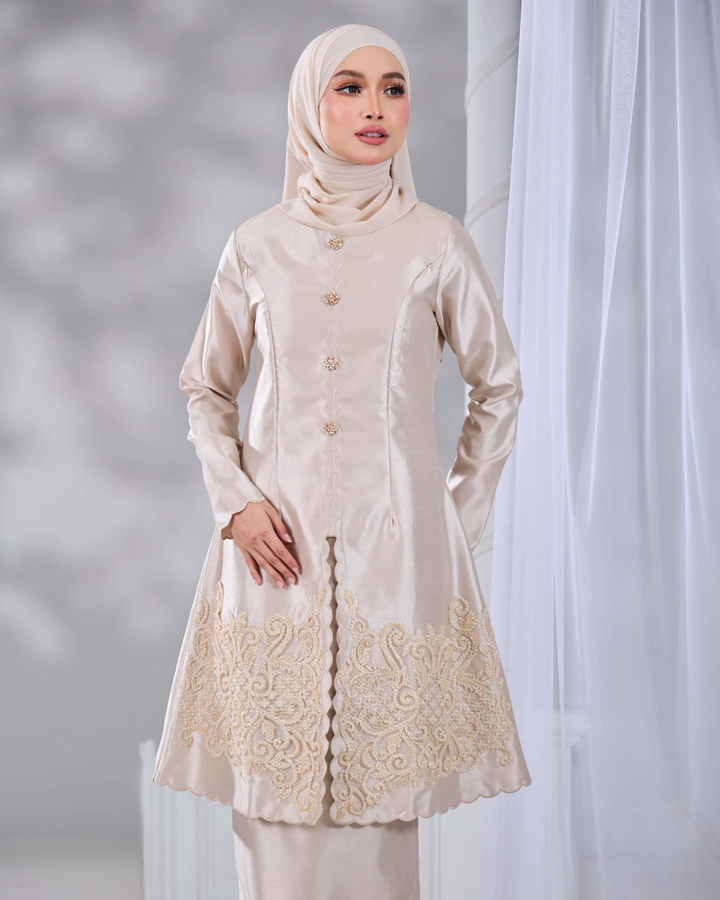 WARDANI KURUNG (CHAMPAGNE)