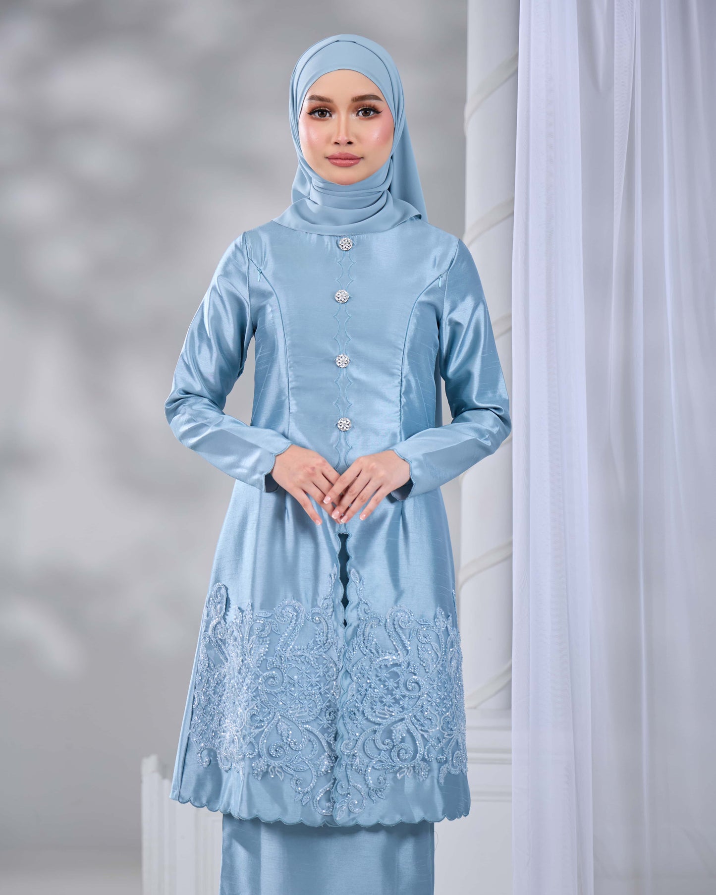 WARDANI KURUNG (MISTY BLUE)