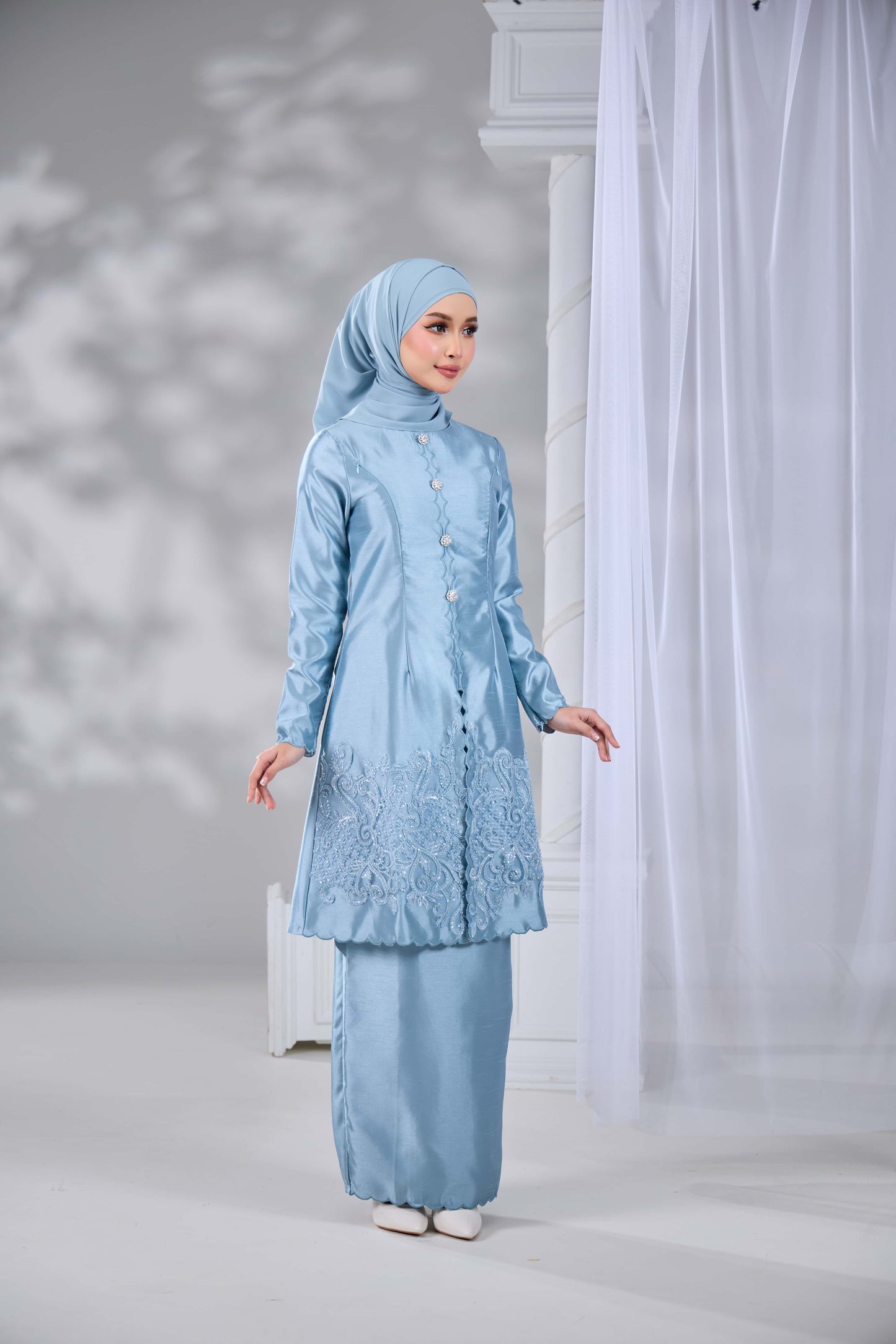 WARDANI KURUNG (MISTY BLUE)