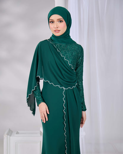 ALAIA DRESS (EMERALD GREEN)