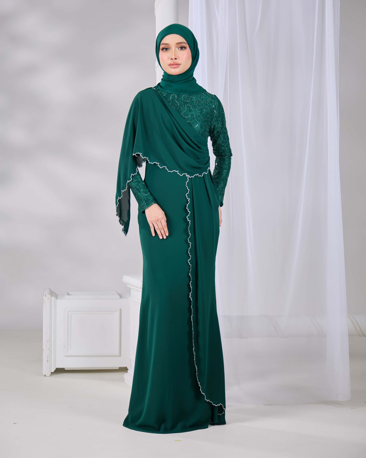 ALAIA DRESS (EMERALD GREEN)