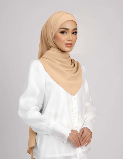 THALIA SHAWL (LIGHT BROWN)