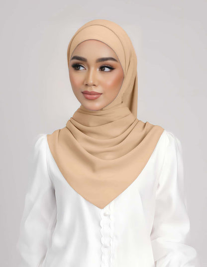 THALIA SHAWL (LIGHT BROWN)