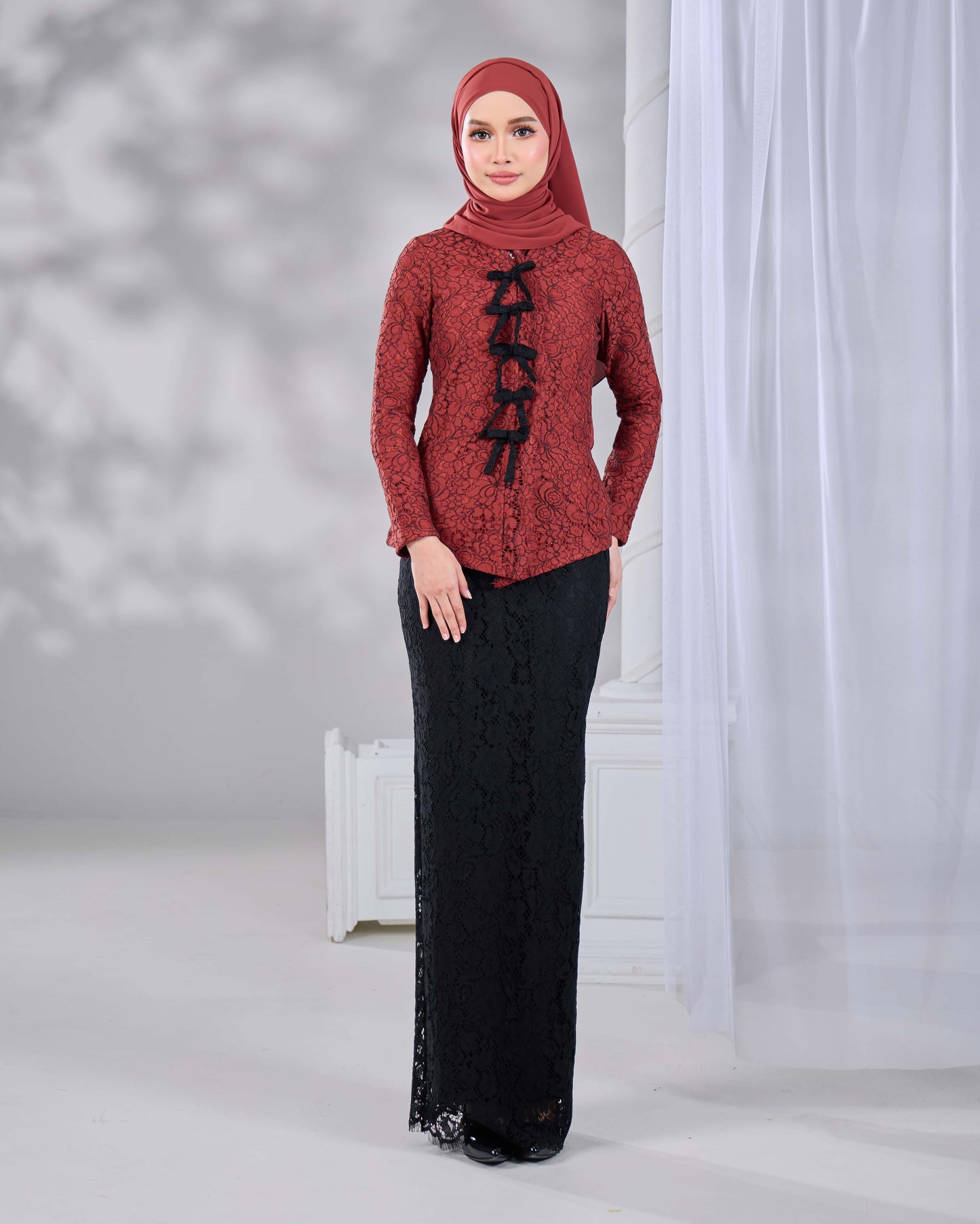 JULIA KEBAYA (BRICK ORANGE)