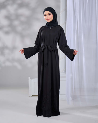 QAFIYA ABAYA (BLACK)