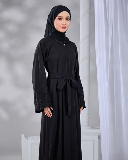 QAFIYA ABAYA (BLACK)