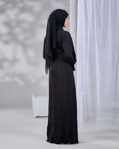 QAFIYA ABAYA (BLACK)