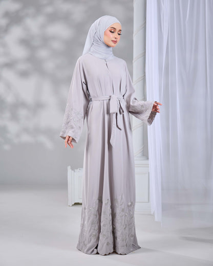 QAFIYA ABAYA (GREY)