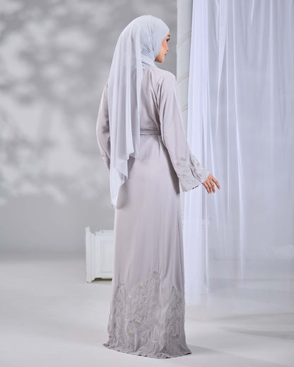 QAFIYA ABAYA (GREY)