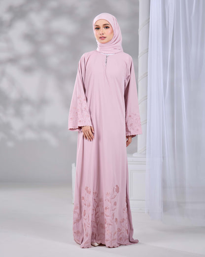 QAFIYA ABAYA (DUSTY PINK)