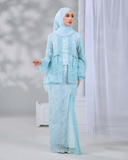 HANANIA KEBAYA (AQUA BLUE)