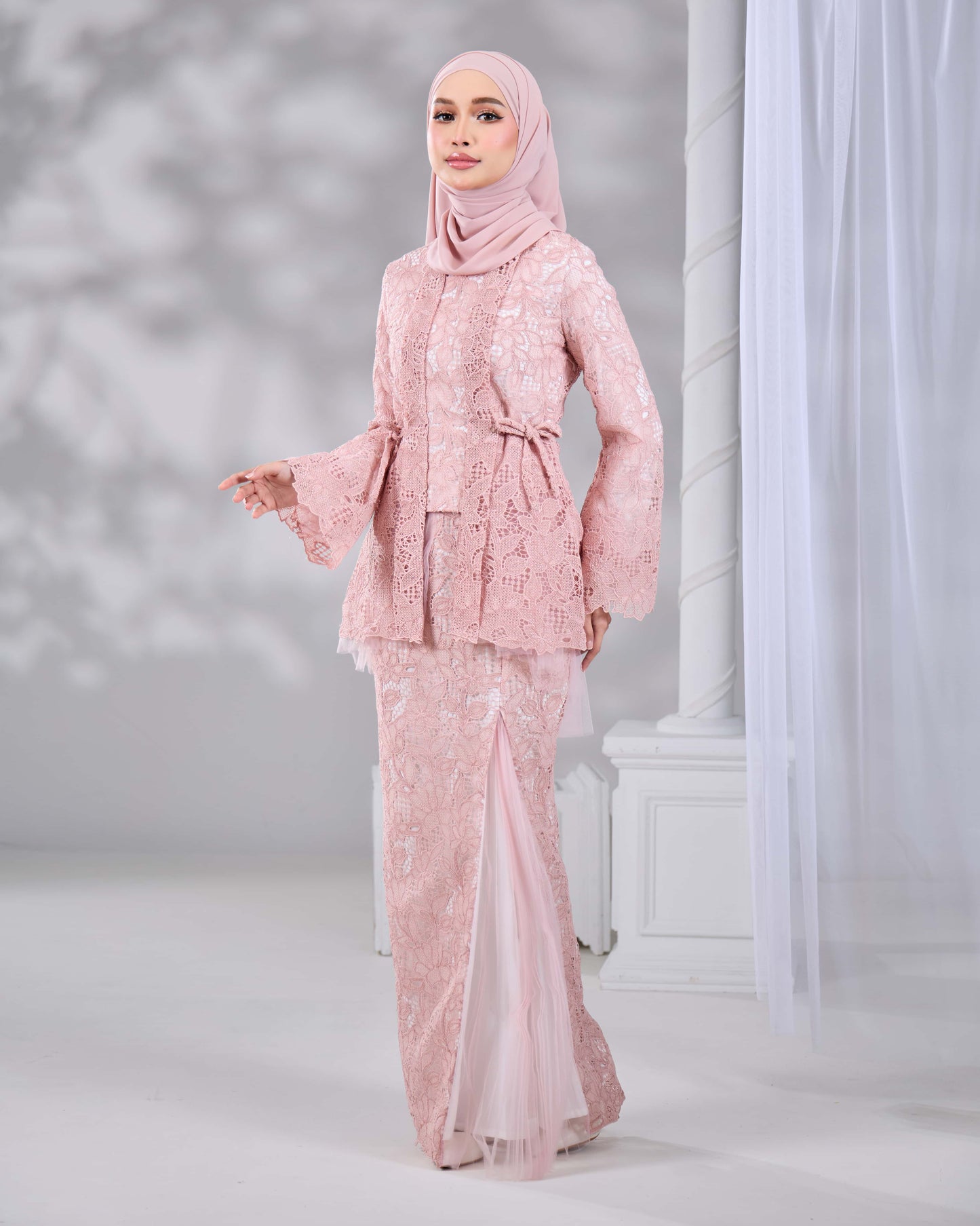 HANANIA KEBAYA (DUSTY PINK)