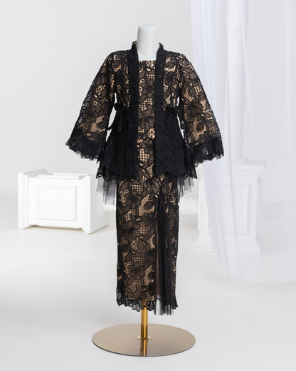 HANANIA KEBAYA KIDS (BLACK)