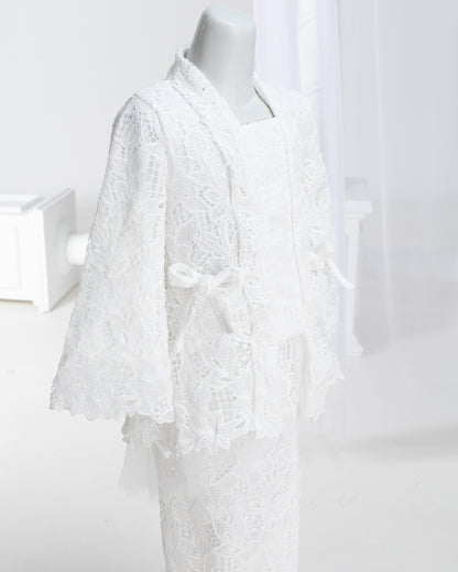 HANANIA KEBAYA KIDS (OFF WHITE)