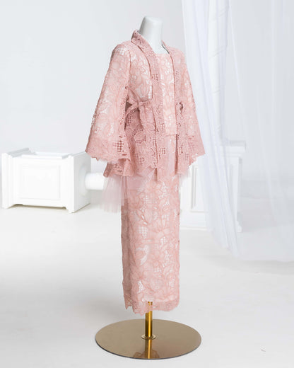 HANANIA KEBAYA KIDS (DUSTY PINK)