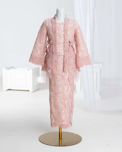 HANANIA KEBAYA KIDS (DUSTY PINK)