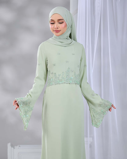 LARNIA DRESS (GREEN TEA)