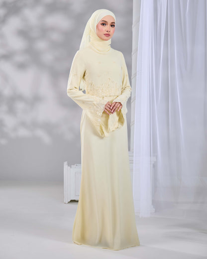 LARNIA DRESS (LIGHT YELLOW)