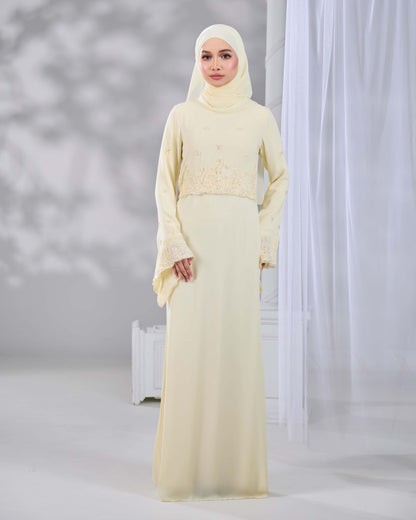 LARNIA DRESS (LIGHT YELLOW)