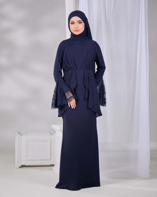 HADIYA DRESS (NAVY BLUE)