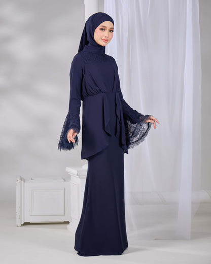 HADIYA DRESS (NAVY BLUE)