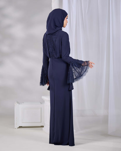 HADIYA DRESS (NAVY BLUE)