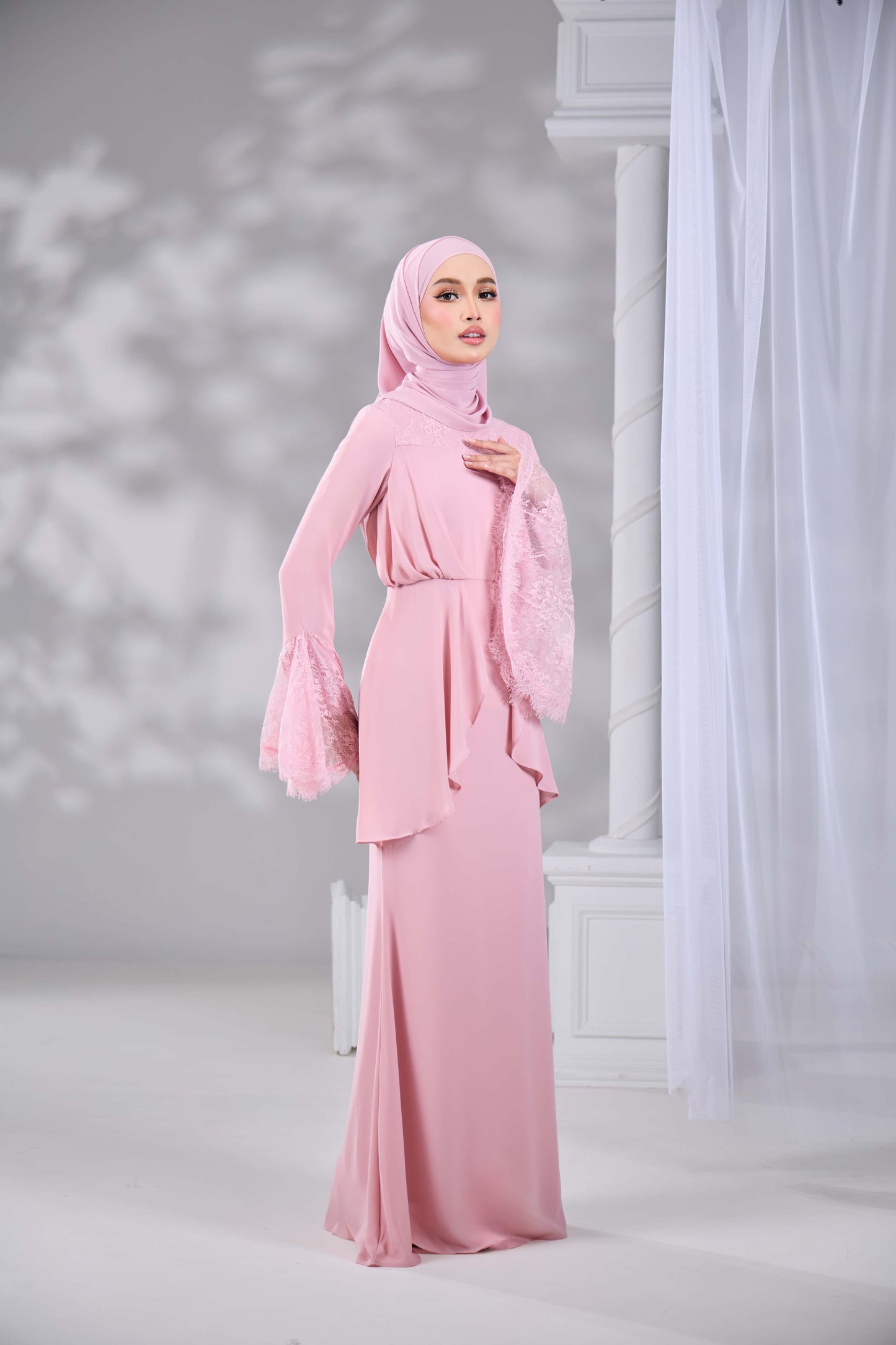 HADIYA DRESS (DUSTY PINK)