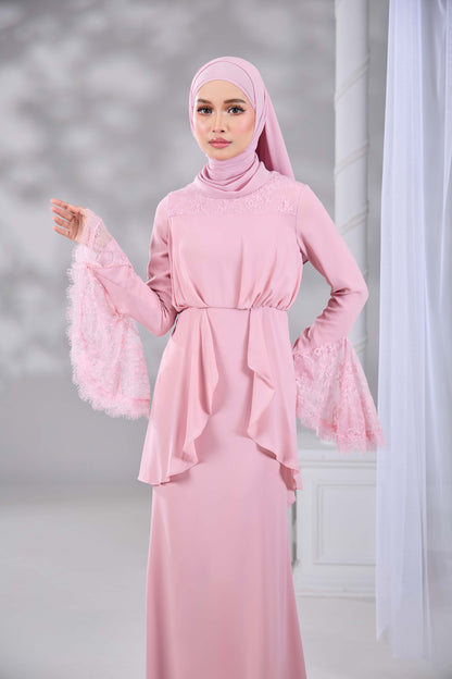 HADIYA DRESS (DUSTY PINK)