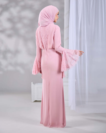 HADIYA DRESS (DUSTY PINK)