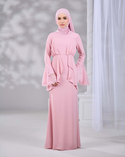 HADIYA DRESS (DUSTY PINK)