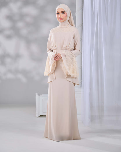 HADIYA DRESS (CHAMPAGNE)