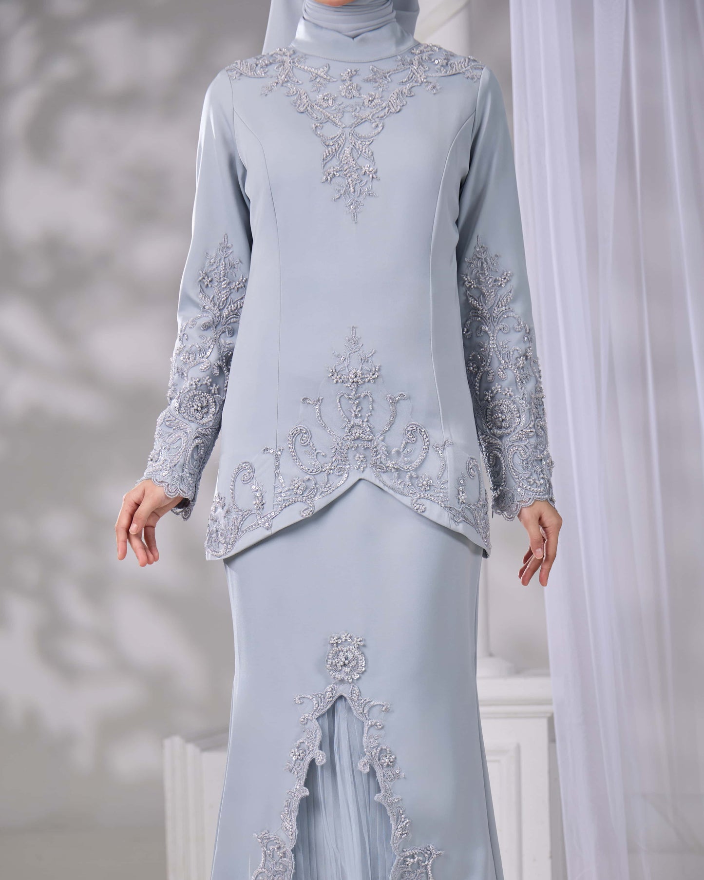 MINOR DEFECT JASMIN KURUNG (POWDER BLUE)