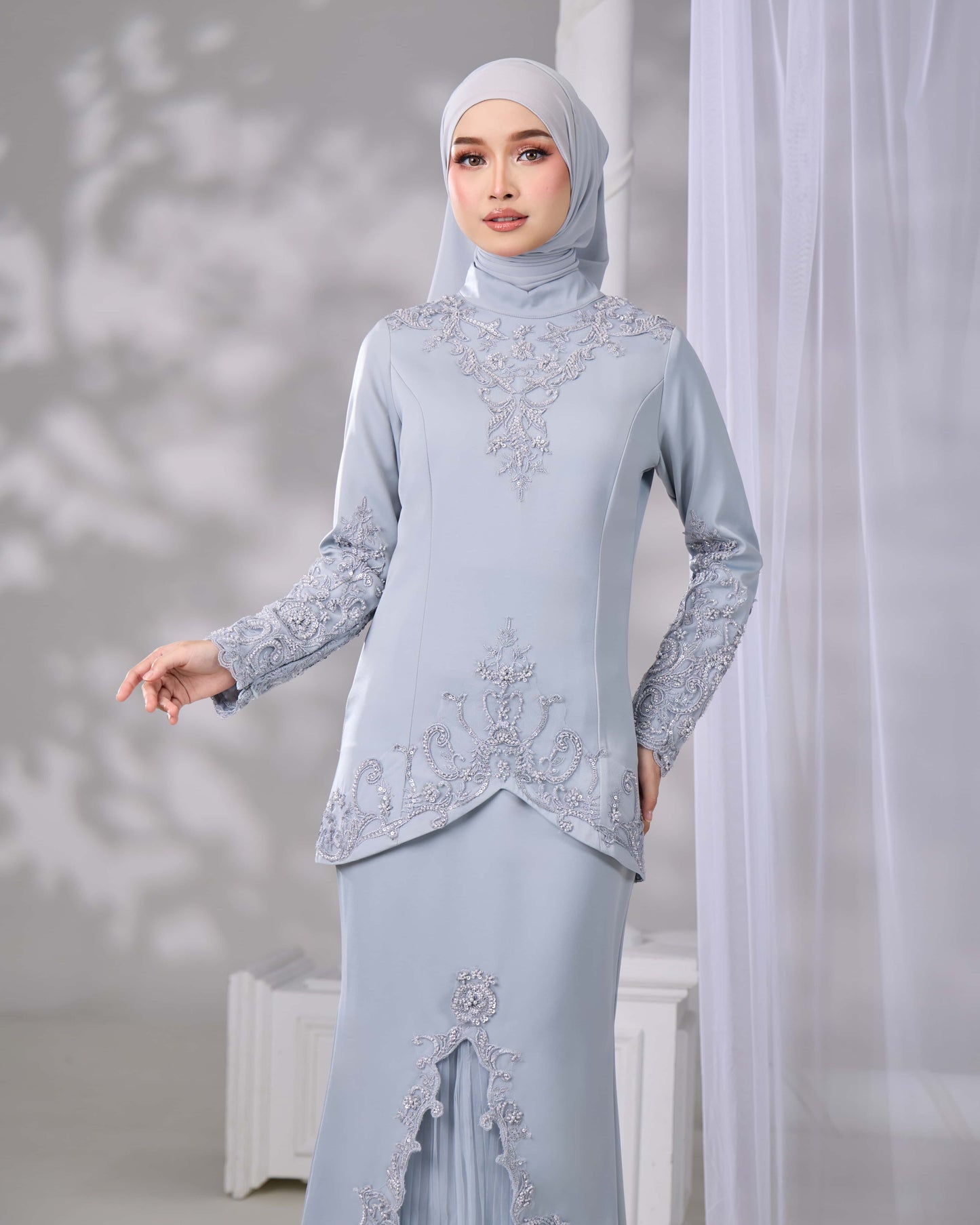 MINOR DEFECT JASMIN KURUNG (POWDER BLUE)