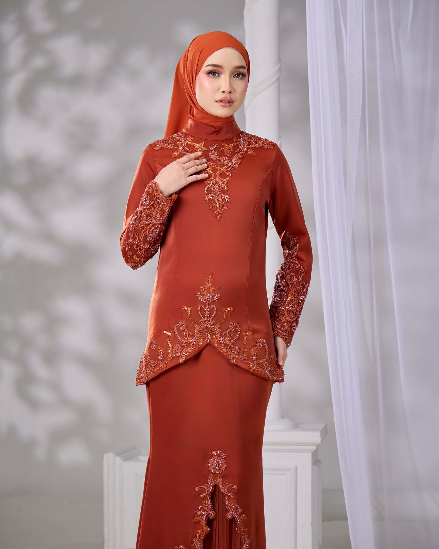 JASMIN KURUNG (BURNT ORANGE)