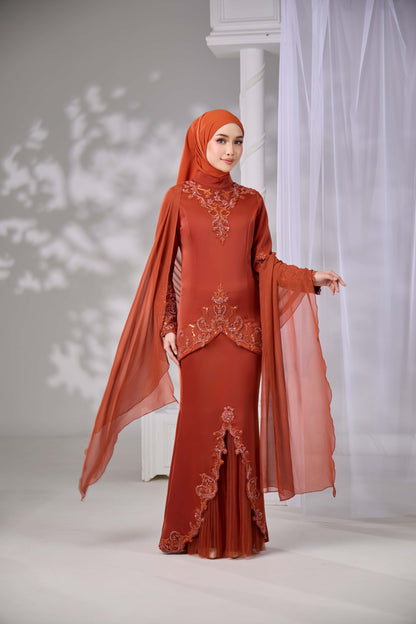 JASMIN KURUNG (BURNT ORANGE)